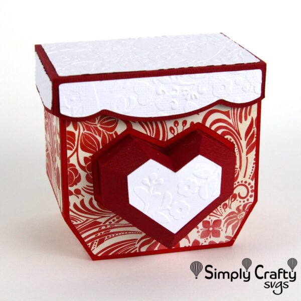 Beating Heart Gift Box SVG