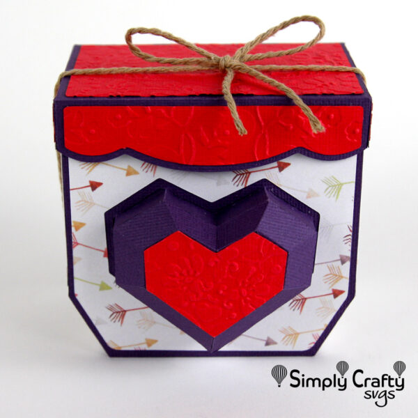 Beating Heart Gift Box SVG