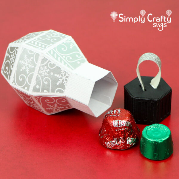 Christmas Light Bulb Box SVG