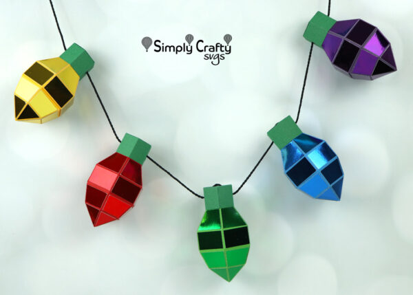 Christmas Lights String SVG