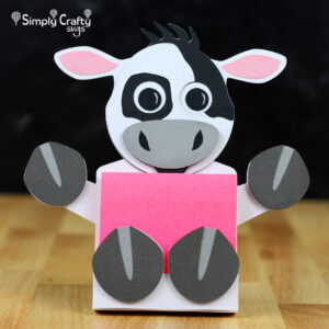 Cow Sticky Notepad Holder SVG