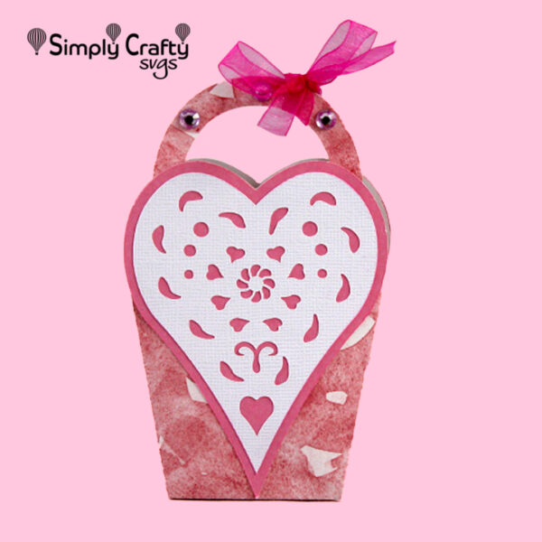 Decorative Heart Bag SVG