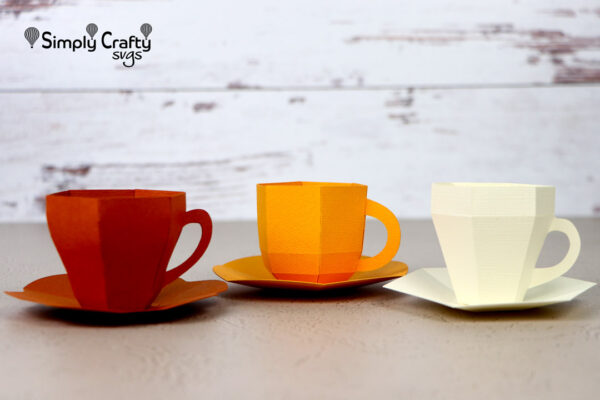 3D Espresso Cup SVG