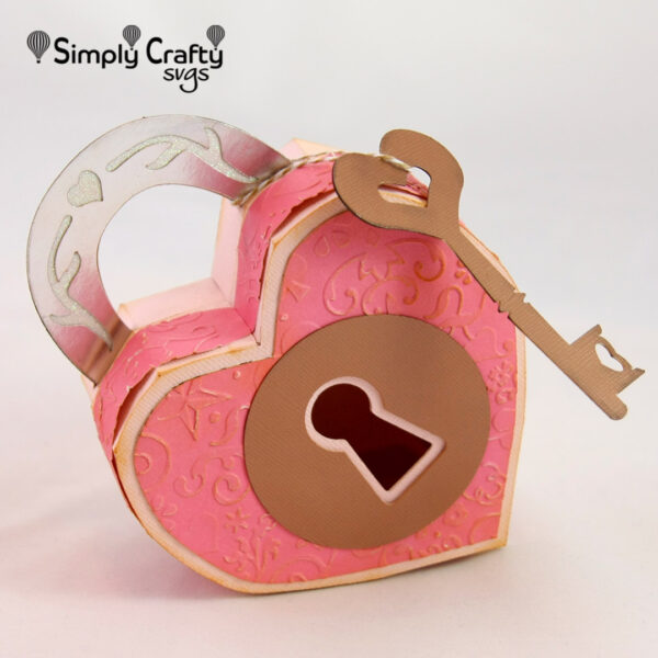 Heart Lock Box SVG