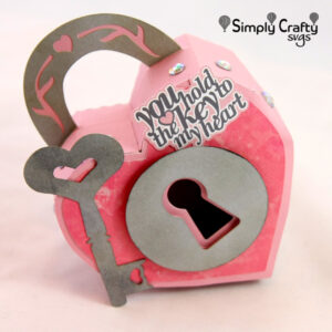 Heart Lock Box SVG