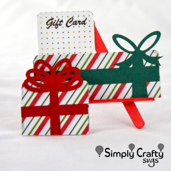 Presents Gift Card Holder SVG