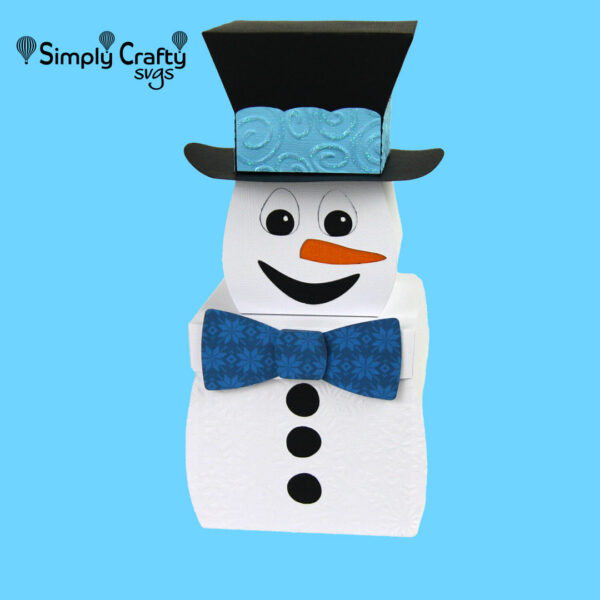 Snowman Explosion Box SVG