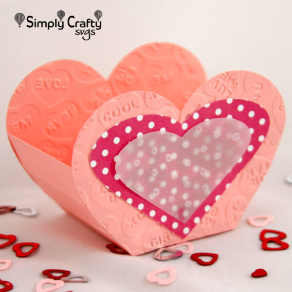 Heart Treat Box SVG