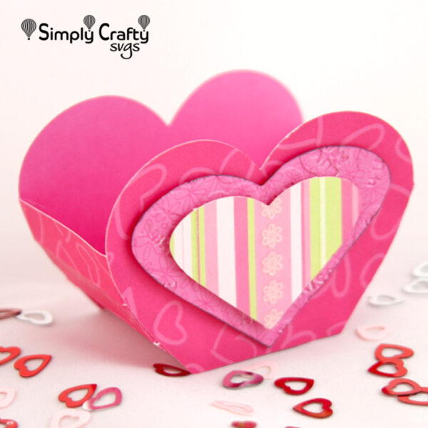 Heart Treat Box SVG