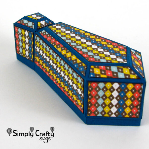 3D Necktie Box SVG