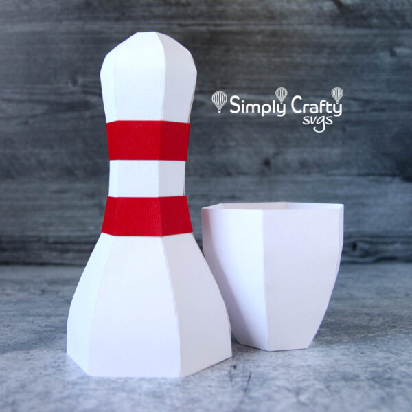 Bowling Pin Box SVG