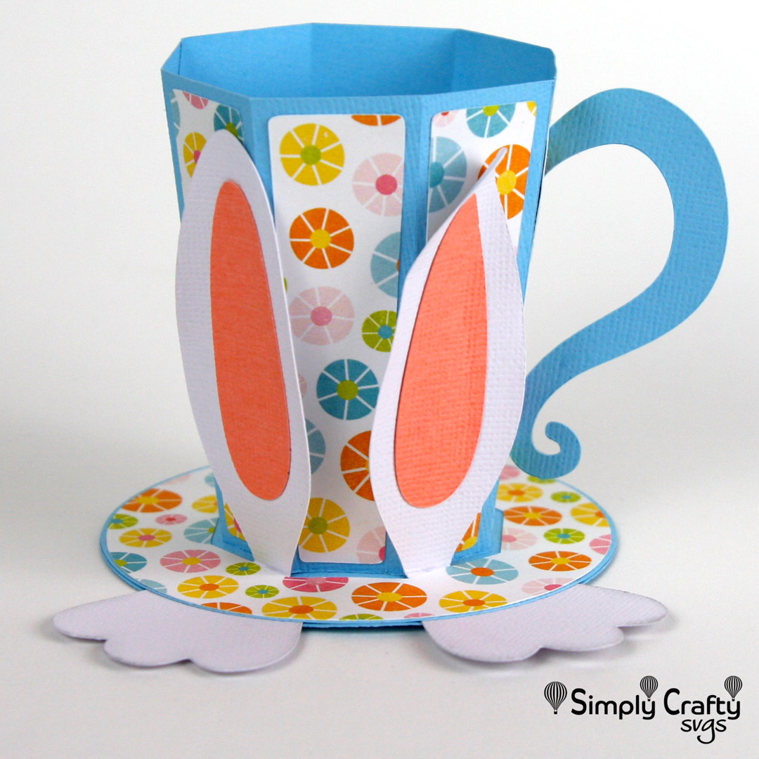 Bunny Ears Hat Mug SVG