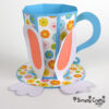 Bunny Ears Hat Mug SVG