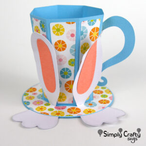 Bunny Ears Hat Mug SVG