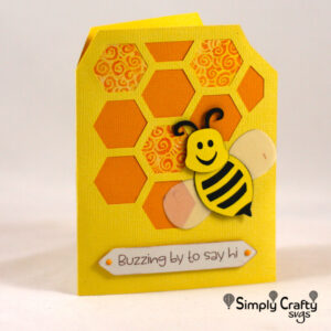 Busy Bee Card SVG