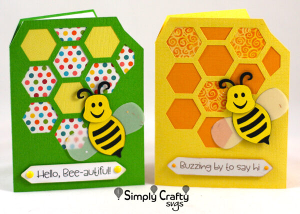 Busy Bee Card SVG