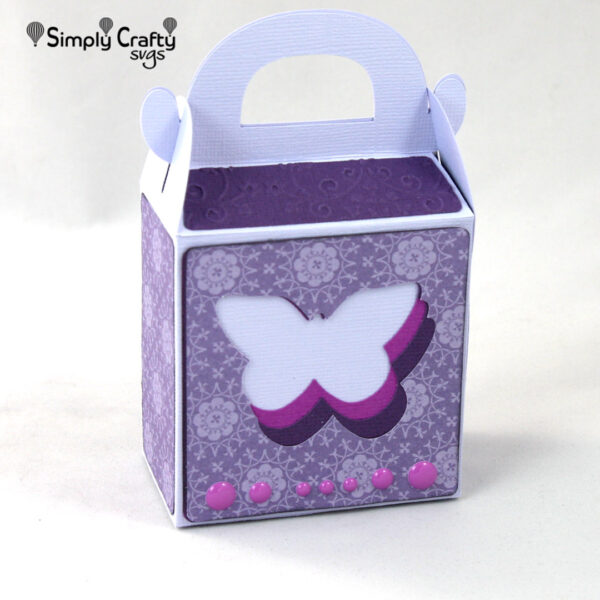 Butterfly Gable Box SVG