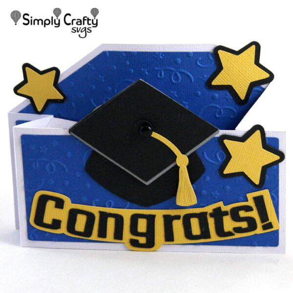 Congrats Graduation Card SVG