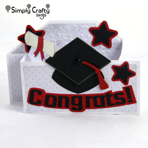 Congrats Graduation Card SVG