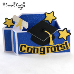 Congrats Graduation Card SVG