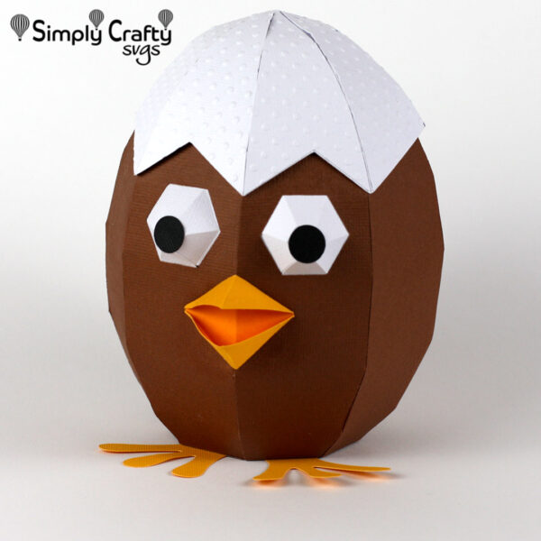 Chocolate Cracked Chick SVG