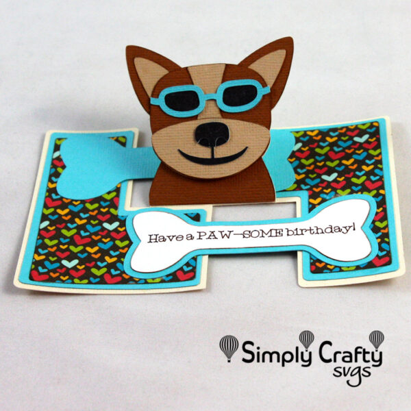 Dogs with Shades Card SVG