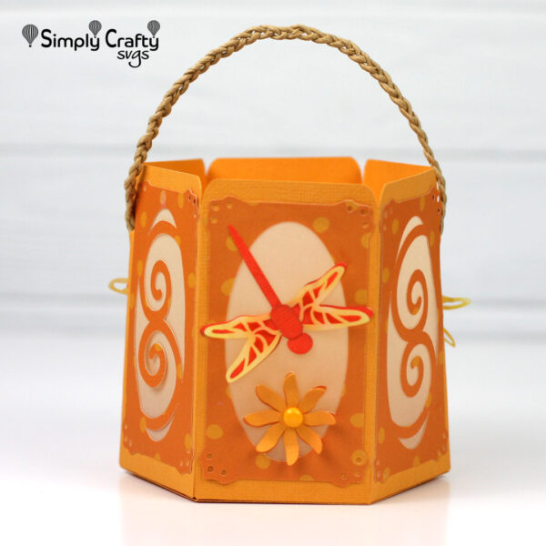 Dragonfly Tealight Holder SVG