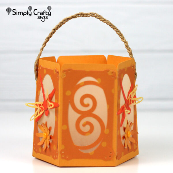 Dragonfly Tealight Holder SVG