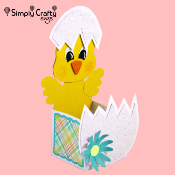 Easter Chick Treat Box SVG