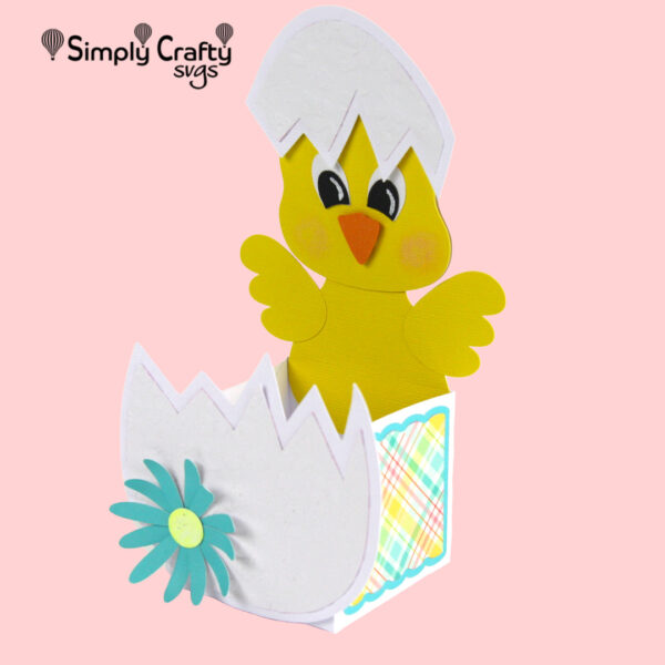 Easter Chick Treat Box SVG