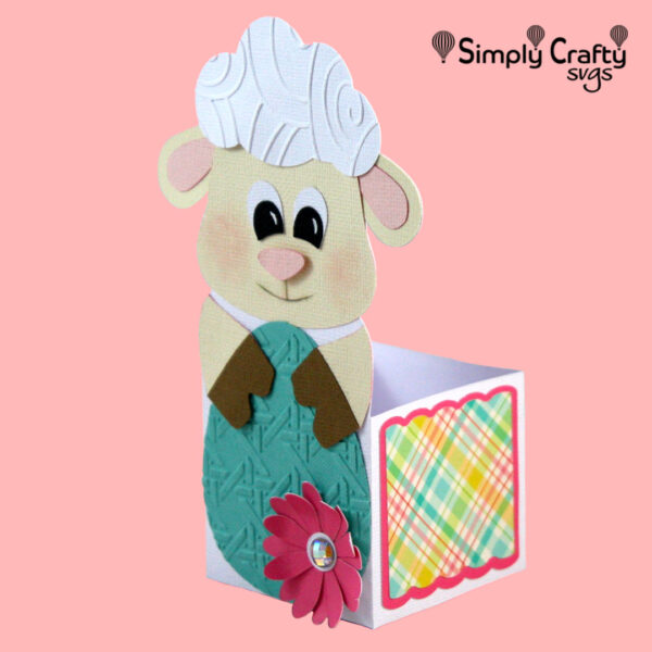 Easter Lamb Treat Box SVG