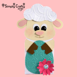 Easter Lamb Treat Box SVG