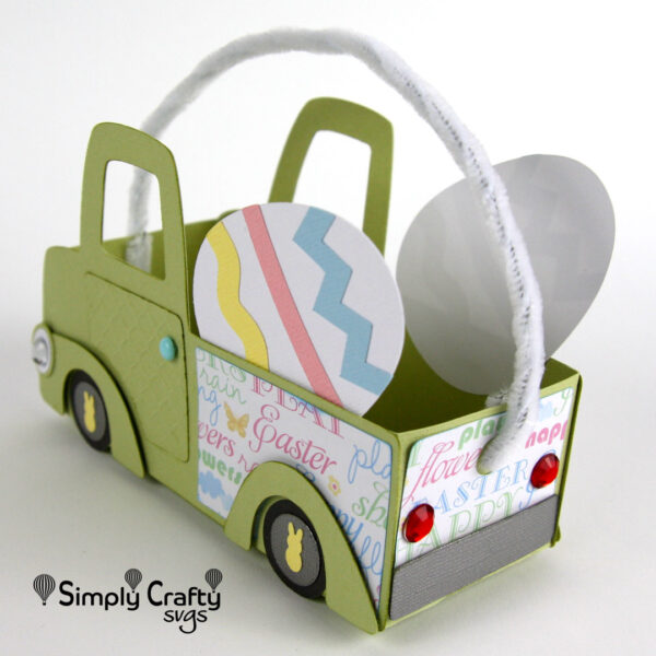 Easter Truck Box SVG