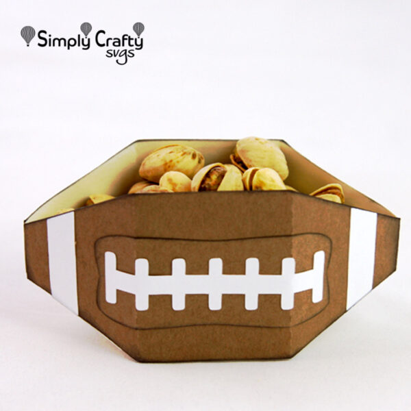 Football Favor Box SVG