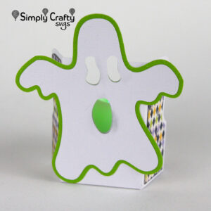 Ghost Tea Light Holder SVG