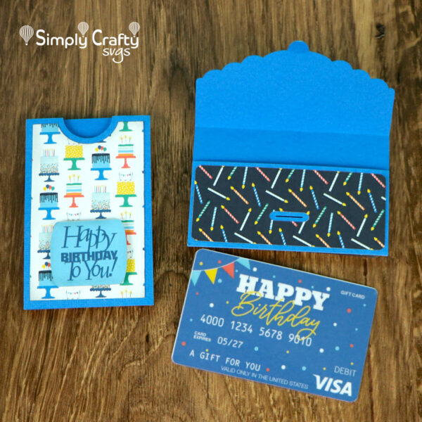 Gift Card Folder and Sleeve SVG