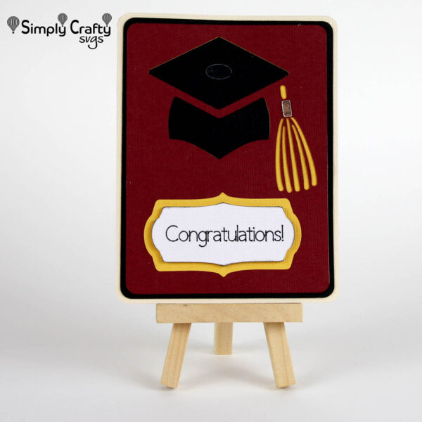 Grad Hat Card SVG