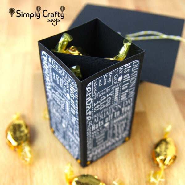 Graduation Cap Box SVG