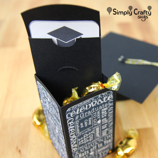Graduation Cap Box SVG