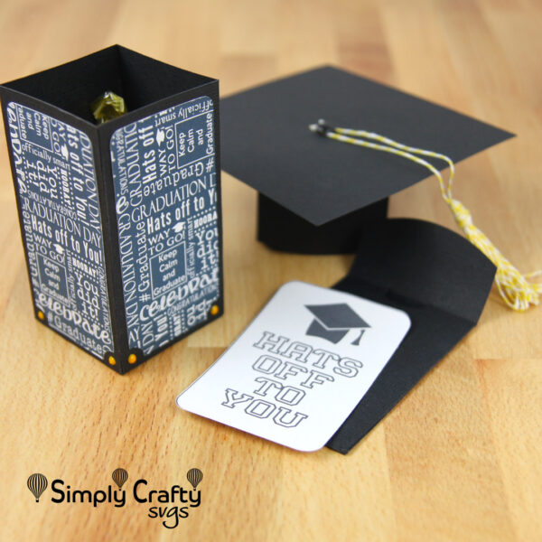 Graduation Cap Box SVG