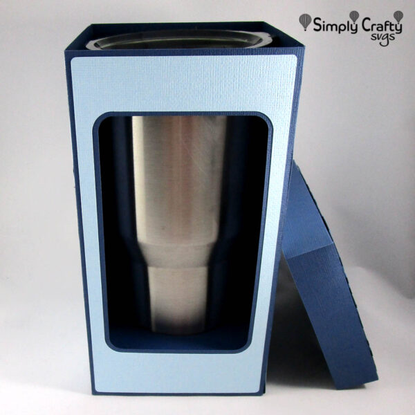Large Tumbler Box SVG