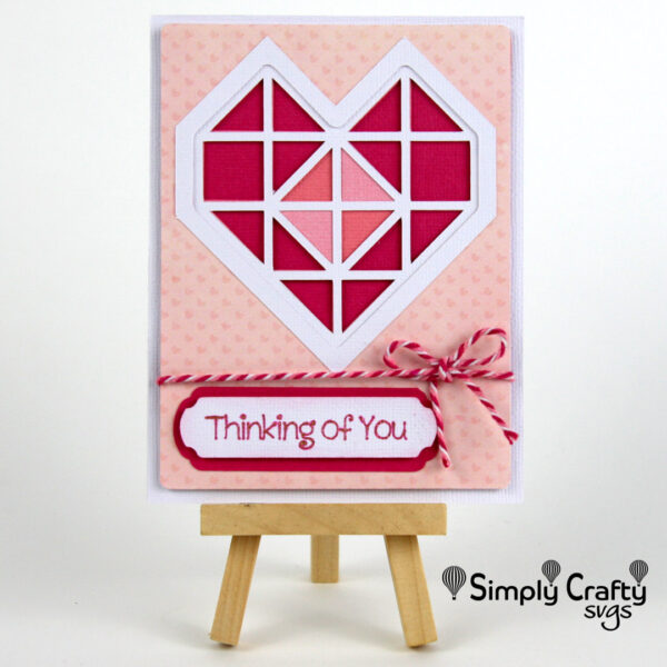 Layered Heart Card Set SVG