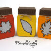 Fall Leaves Mason Jar Luminary SVG