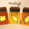 Fall Leaves Mason Jar Luminary SVG