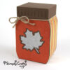 Fall Leaves Mason Jar Luminary SVG