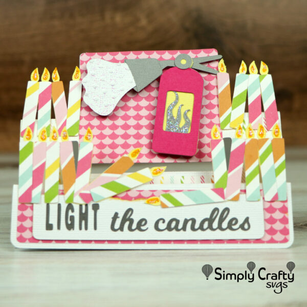 Light the Candles Card SVG