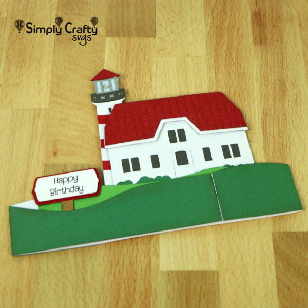 Lighthouse Card SVG