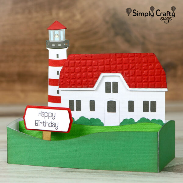 Lighthouse Card SVG