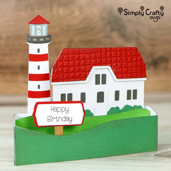 Lighthouse Card SVG