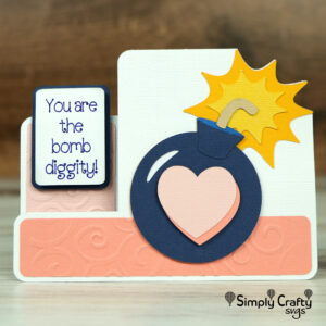 Love Bomb Card SVG